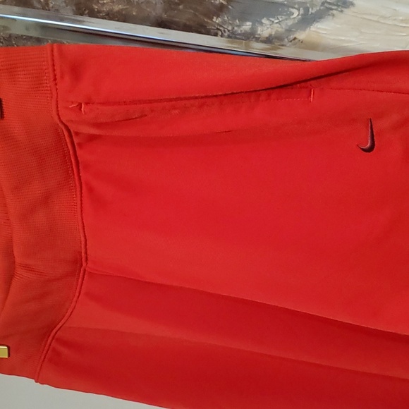 Nike The Athletic Dept Polyester Red Straight Leg Pants Women S - Picture 2 of 15